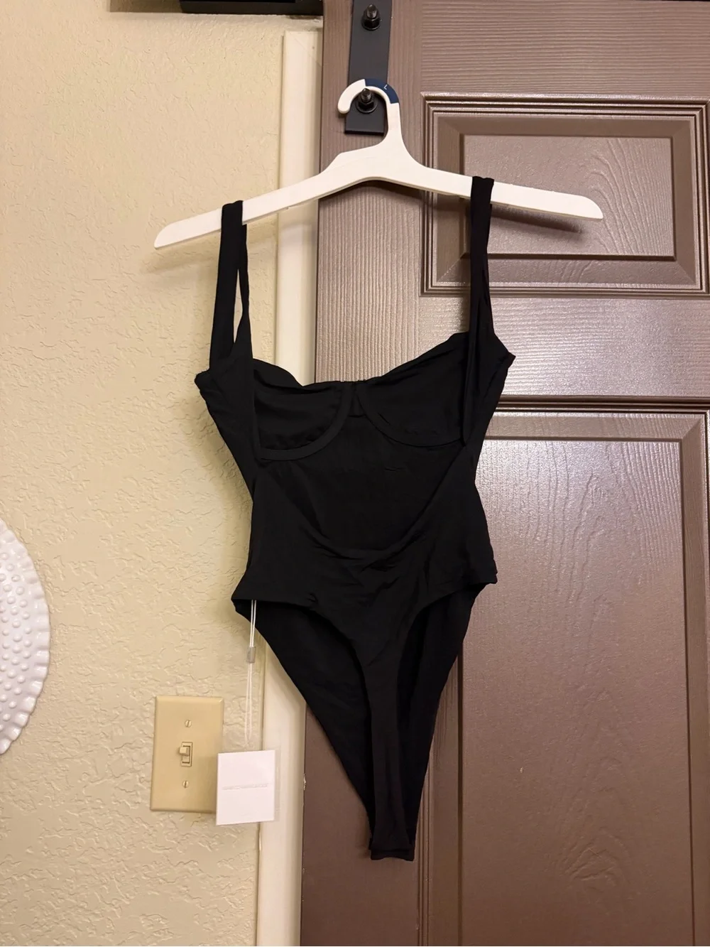 Naked Wardrobe Open Back Body Suit Black XS - NEW - Picture 4 of 7
